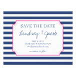Nautical Stripes Save the Date Announcements
