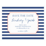 Nautical Stripes Save the Date Personalised Announcement