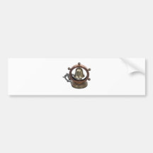 NauticalSteeringWheelBell052712.png Bumper Sticker