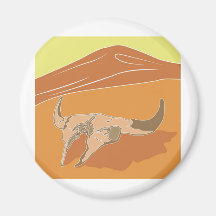 Navajo Indian Desert Magnet