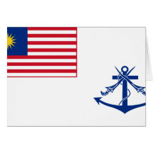 Naval Ensign Of Malaysia, Malaysia Greeting Card