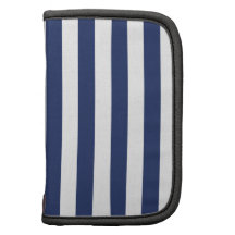 NAVY BLUE BOLD FUN STRIPES PATTERN ORGANIZER
