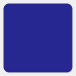 Navy Blue Square Stickers