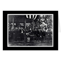 Navy Cadet Receiving His Diploma at Annapolis 1902 Card