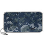 Navy Digital Camouflage Doodle Speaker