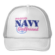 Navy Girlfriend Mesh Hat
