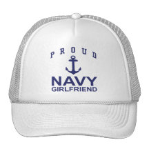 Navy Girlfriend Mesh Hat