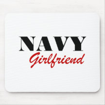 Navy Girlfriend Mousepads