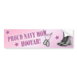 Navy Mum Bumper Sticker bumper stickers