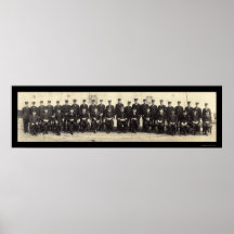 Navy Officers Onboard WWI Photo 1918 Posters