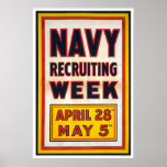Navy recruiting week print