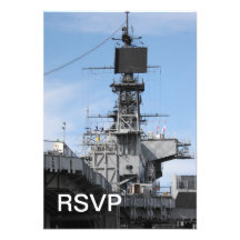 Navy Ship Custom Invitation