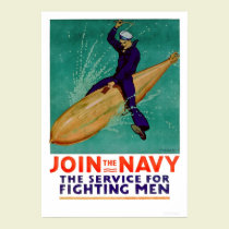 Navy, the Service for Fighting Men (US02288) posters