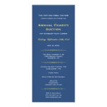 Navy yellow business gala event corporate long personalized announcement