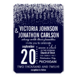 Navy Your Photo Confetti ModernTypography Personalized Invitations