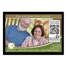 Naylor Organics Traceable Shelftalker Business Card Templates
