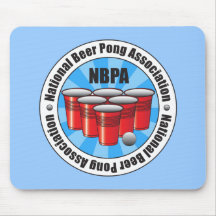 NBPA National Beer Pong Association Starburst Mousepads