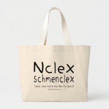 NCLEX Schmenclex Nursing Exam Canvas Bag