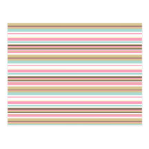 Neapolitan Striped Post Card