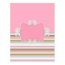 Neapolitan Striped Postcards
