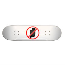 Nebraska Cross Out Symbol Skate Decks