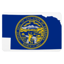 NEBRASKA MAP MAGNET
