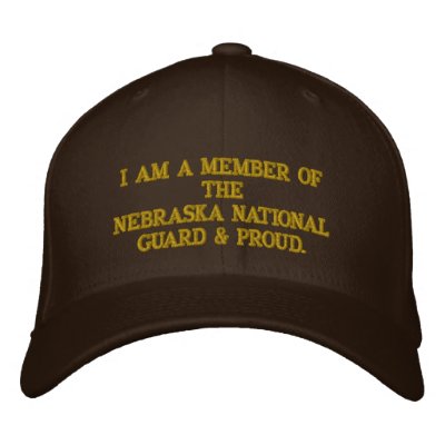 Nebraska National Guard Embroidered Hat Nebraska National Guard Embroidered Hat