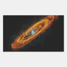 Nebula 2 rectangular sticker