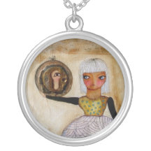 necklace "THROUGH THE KEY HOLE"