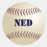 Ned Baseball Sticker / Seal