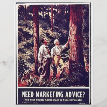 Need Marketing Advice? Personalized Flyer