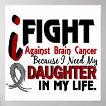 Need My Daughter Brain Cancer Print