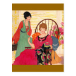 Needlework Vintage 1923 Postcard