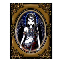 "Nefertari" Egyptian Guardian Angel Postcard