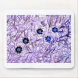 Negative style daisies mousepad