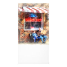 Neighbourhood Barber Shop Photo Card