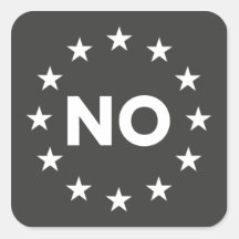 Nein zur EU Aufkleber 2