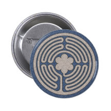 Neo Mediaeval Labyrinth Buttons
