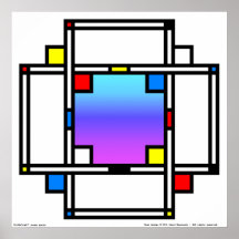 Neo-Plasticism frame print (add your own images!)