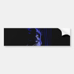Neon Cat Bumper Stickers