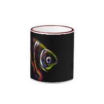 Neon Fish Coffee Mug
