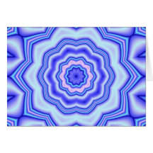 Neon Flower Card