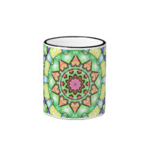 Neon Flower Coffee Mug