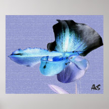 NEON FLOWER POSTER