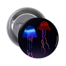 Neon Jellyfish Pin