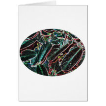 Neon Lights Greeting Card
