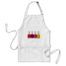 Neon Nail Polish Aprons