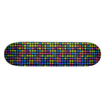 Neon patch work skate decks