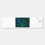 neon sea serpents bumper stickers