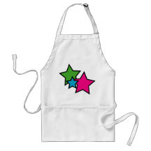 Neon Star Apron